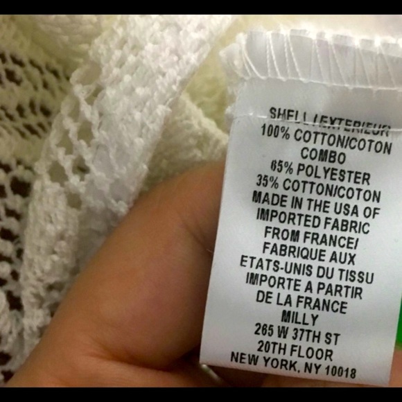 NWOT Milly Cabana White Swimsuit Cover Up - Picture 7 of 10